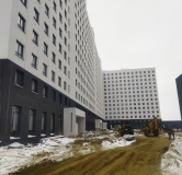 Ход строительства дома 9 в ЖК Лугометрия -