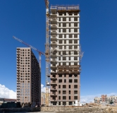Ход строительства дома 9, корпус 8 в ЖК Юнтолово -