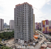 Ход строительства дома 10 в ЖК Прео-8 -
