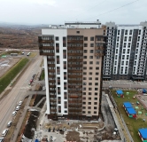 Ход строительства дома № 1 в ЖК Кедр -