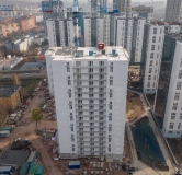 Ход строительства дома 4 в ЖК Белый квартал на Свободном -