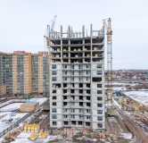 Ход строительства дома 3.2.2 в ЖК Остров на Норильской -