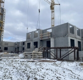 Ход строительства дома 5.7 в ЖК ЭКО-квартал на Кедровой -