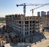 Ход строительства дома 25, ГП-72.107 в ЖК Мириады -