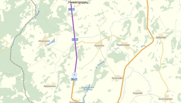 Капитальный ремонт участка автодороги Н.Новгород – Саратов в районе п.Нижегородец, Бугры и Кременки (Арзамасское направление)