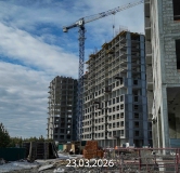 Ход строительства дома 12 в ЖК Прео-8 -