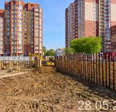 Ход строительства дома 1а в ЖК Темплин -