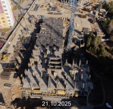 Ход строительства дома 12 в ЖК Прео-8 -