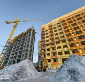 Ход строительства дома 39, секция С6, С5, С4 в ЖК Три Девятых -