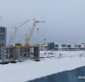 Ход строительства дома 74 в ЖК Радужные дворы -