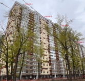 Ход строительства дома № 1 в ЖК Развитие -
