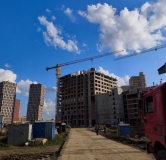 Ход строительства дома 1.4 в ЖК Нагорный -