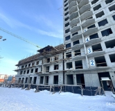 Ход строительства дома 2 в ЖК Аквамарин (Авторский дом на Донской) -