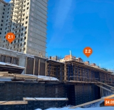 Ход строительства дома 2 в ЖК Лотос -