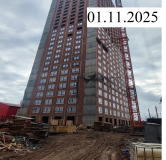 Ход строительства дома 4 в ЖК Некрасовский -