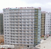 Ход строительства дома 103, корпус 2, участок 70 в ЖК Зеленый квартал на Пулковских высотах -