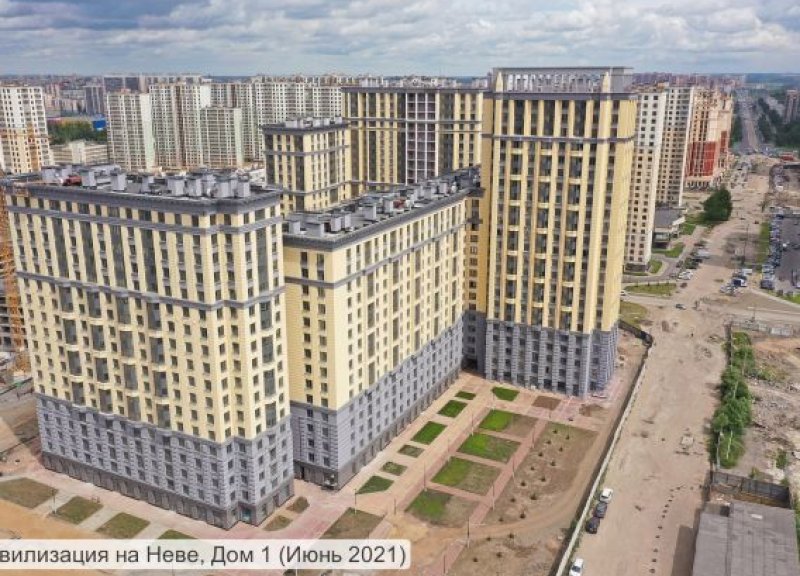 Дом 54, корпус 2 в ЖК Цивилизация на Неве - фото 1