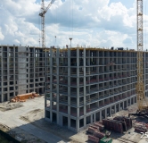 Ход строительства дома 34 (ГП-2) в ЖК Скандиа. Квартал у Леса -
