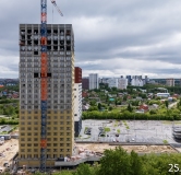 Ход строительства дома № 4А, корпус 1 в ЖК Скандиа. Квартал у реки -
