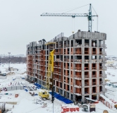 Ход строительства дома 3 в ЖК Окская Стрелка -