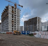 Ход строительства дома 11.1 в ЖК Район Солнечный -