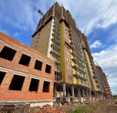 Ход строительства дома 1 в ЖК Аллея Парк -