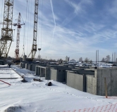 Ход строительства дома 5.6 в ЖК ЭКО-квартал на Кедровой -