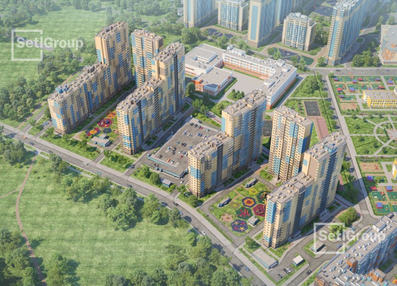 Дом 39, корпус 3 в ЖК Солнечный Город. Резиденции - фото 1