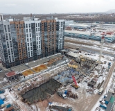 Ход строительства дома 5/1, 2 этап в ЖК Дивные дали -