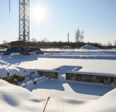 Ход строительства дома 38 в ЖК Озерки -