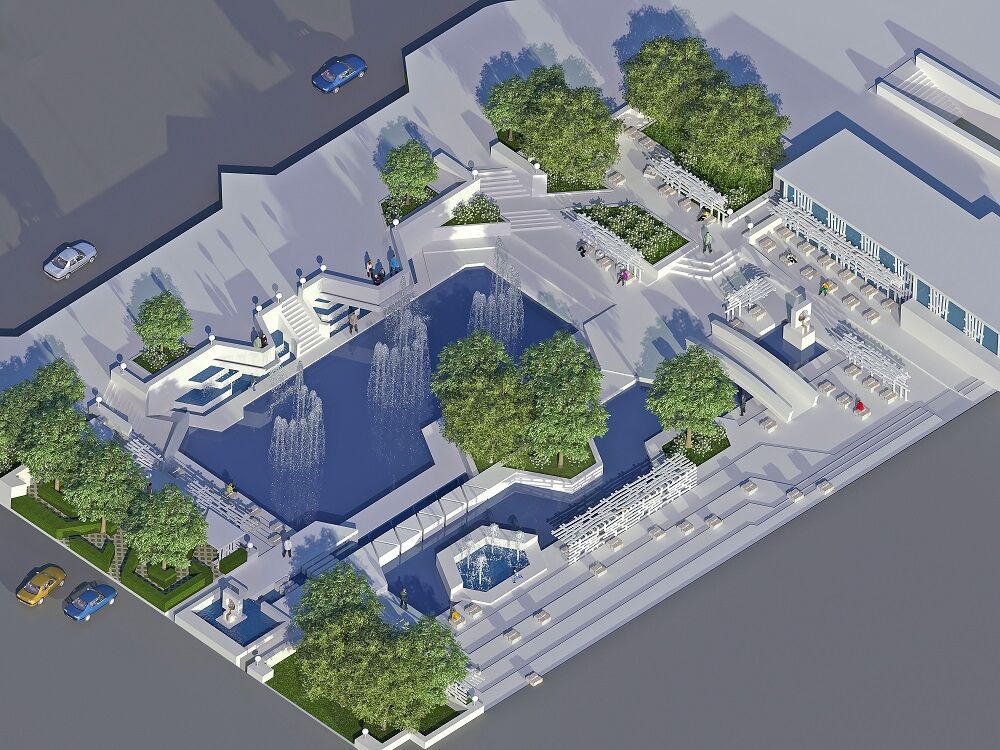 Проект фонтана коллектива архитектора Ломтева в Ростове обогнал соперников - фото 3