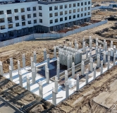 Ход строительства дома № 11, корпус 1 (ГП-6), этап 11 в ЖК Скандиа. Квартал у озера -