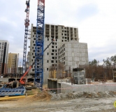 Ход строительства дома 5 этап в ЖК Бунин -