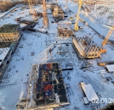 Ход строительства дома 7 в ЖК Голос Притяжение -