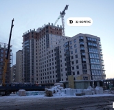 Ход строительства дома Литер 1, уч. 1642 в ЖК Парк Победы 2 -