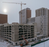 Ход строительства дома № 9, корпус 1 (ГП-1) в ЖК Остров-сад -