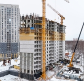 Ход строительства дома № 2, корпус 21 в ЖК Горизонт -