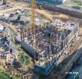 Ход строительства дома 1.1 в ЖК Азбука на Титова -
