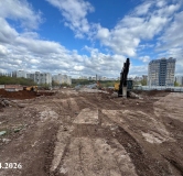 Ход строительства дома 1 в ЖК Динамика -