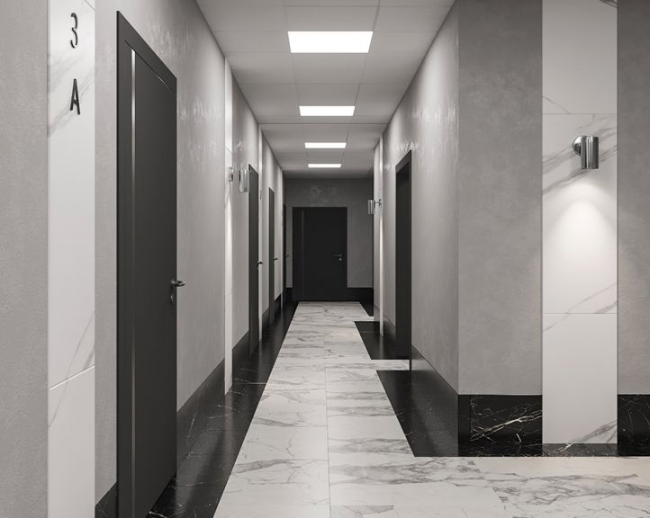 Застройщик показал планировки квартир и дизайн лобби в ЖК «Акватория» в Ростове-на-Дону