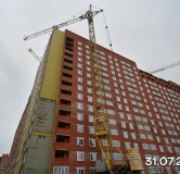 Ход строительства дома 9.1 в ЖК Видный -