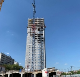 Ход строительства дома 145 в ЖК Динамика -