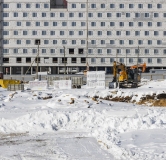 Ход строительства дома 1 в ЖК Уральский сад -