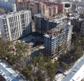 Ход строительства дома 2 в ЖК Квартал на Российской -