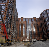 Ход строительства дома Литер 1 в ЖК Рекорд 2 -
