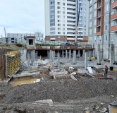 Ход строительства дома 7.1 в ЖК Уральский -