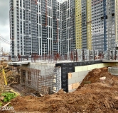 Ход строительства дома 309а, корпус 1 (секция 5, 5 этап) в ЖК Мир -