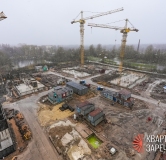 Ход строительства дома 1 этап, Корпус Е в ЖК Квартал Заречье -