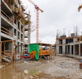 Ход строительства дома 1 в ЖК Оригана -