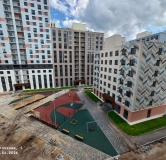 Ход строительства дома 5, секция 3.6, 3.7, 3.8 в ЖК Красное Яблоко -